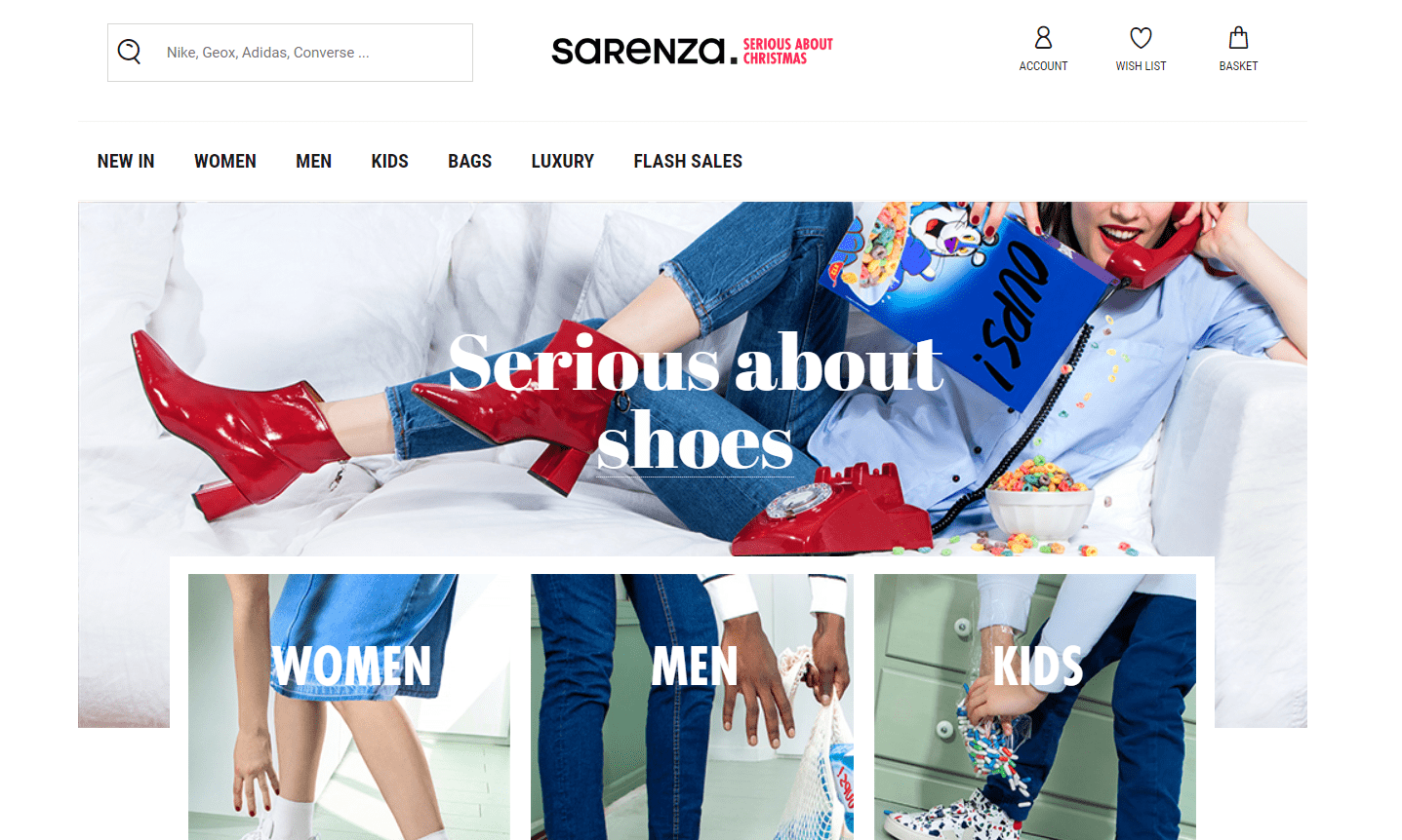 opgraven moreel Premisse Sarenza: analysis of an online store that is running E-Commerce